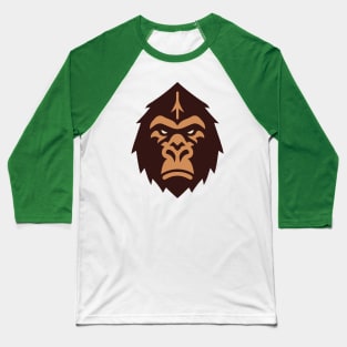 Angry Gorilla Face Baseball T-Shirt